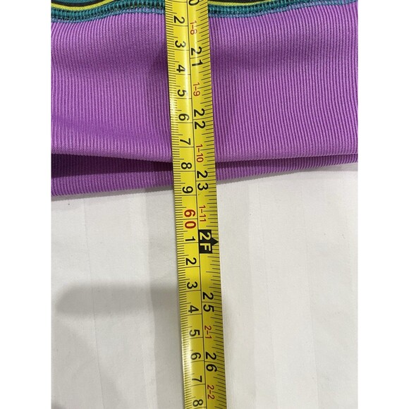 Nike Therma Fit Full Zip Hoodie Jacket Purple Black Yellow Strip Size Girls L - Picture 7 of 8